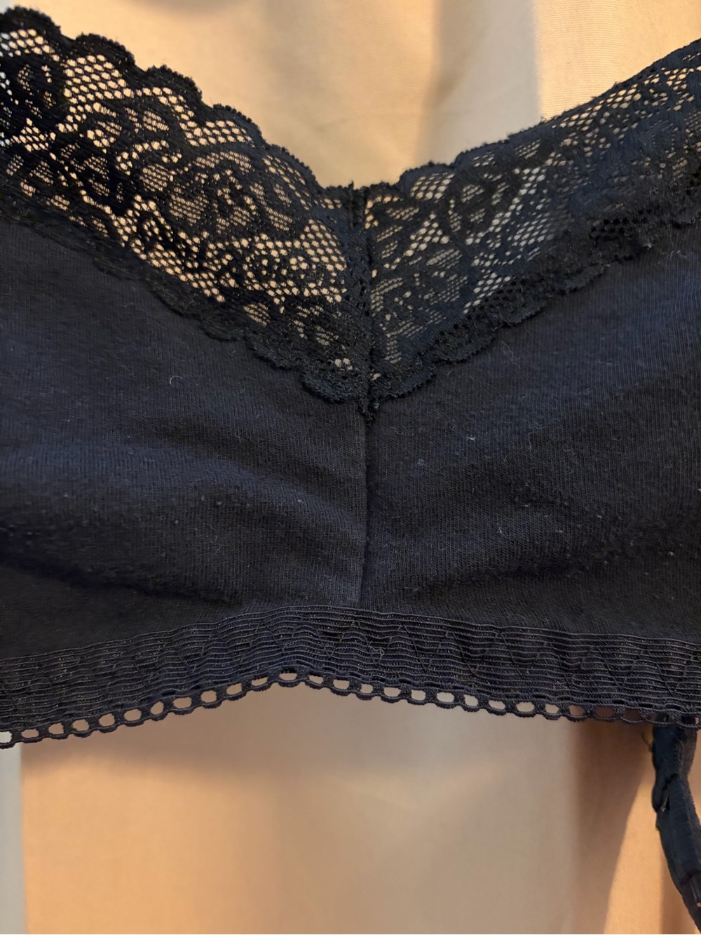 Savage X Fenty Black Lace-Trim Bralette - Picture 10 of 10